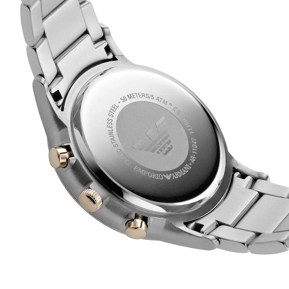 Emporio Armani Renato, Two-Tone Chronograph Men’s Watch – AR11047