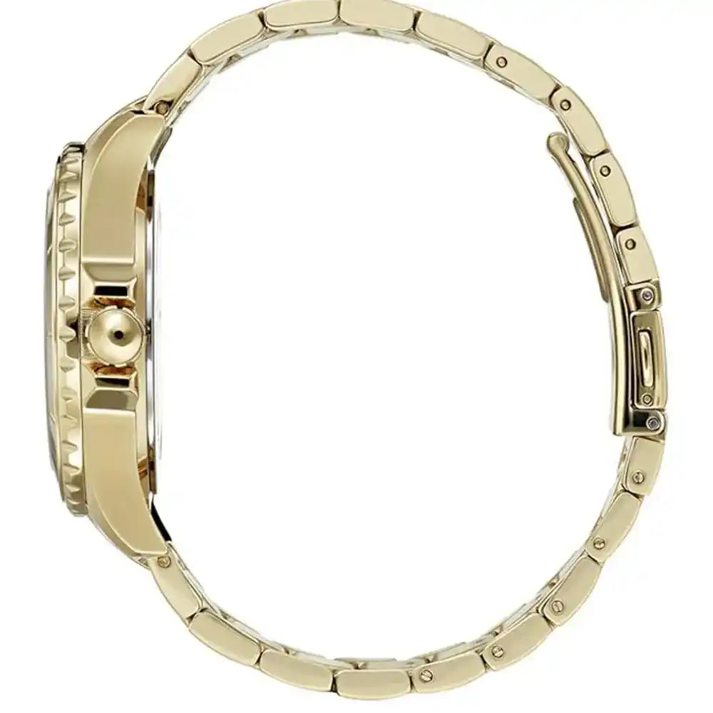HUGO BOSS PREMIERE, GOLD CHRONOGRAPH LADIES WATCH - 1502445