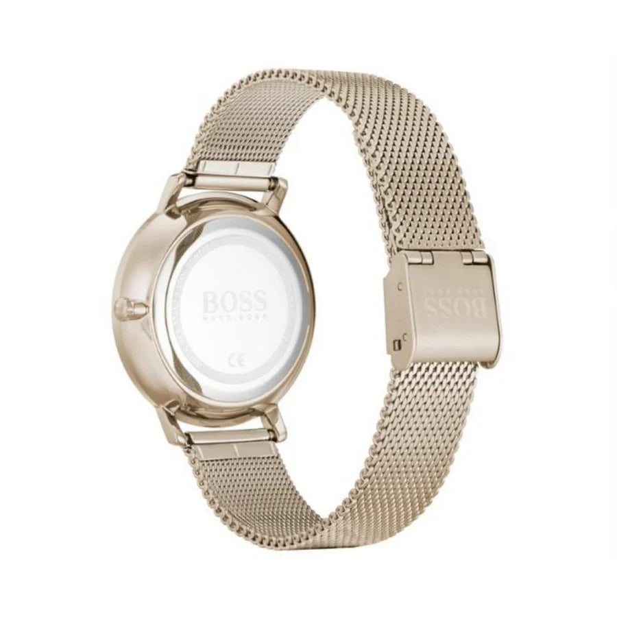 Hugo Boss Infinity, Rose Gold Mesh Ladies Watch – 1502519