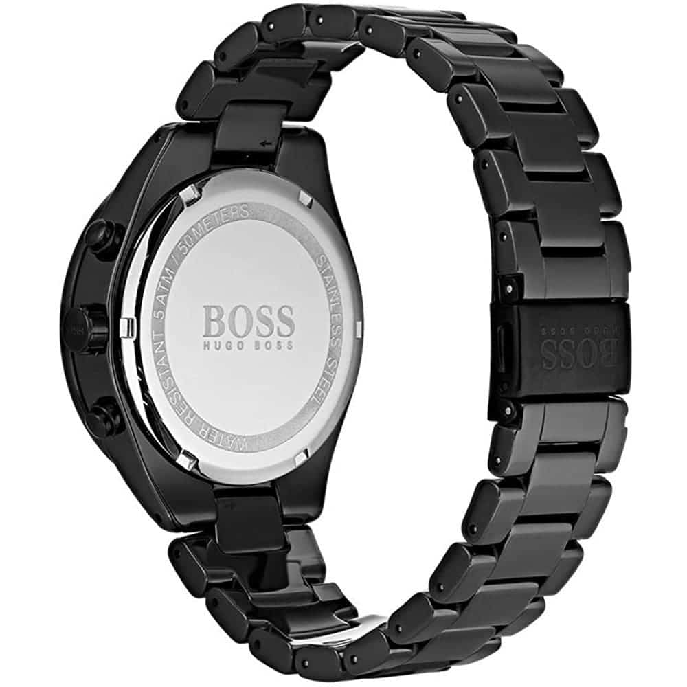 HUGO BOSS TALENT, BLACK CERAMIC CHRONOGRAPH MENS WATCH - 1513581