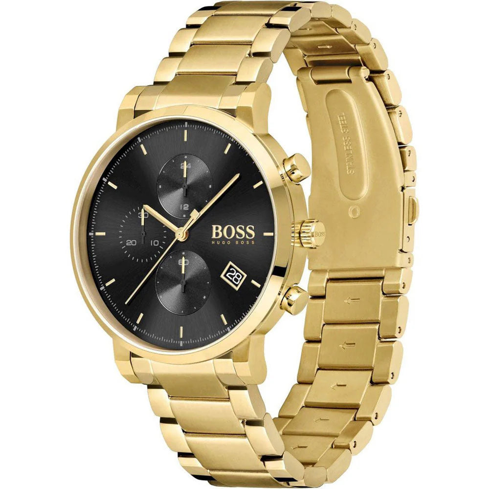HUGO BOSS INTEGRITY, GOLD CHRONOGRAPH MENS WATCH - 1513781