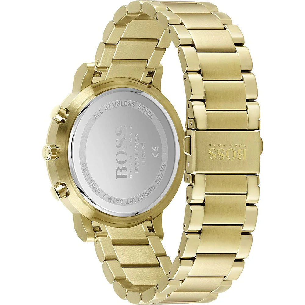 HUGO BOSS INTEGRITY, GOLD CHRONOGRAPH MENS WATCH - 1513781