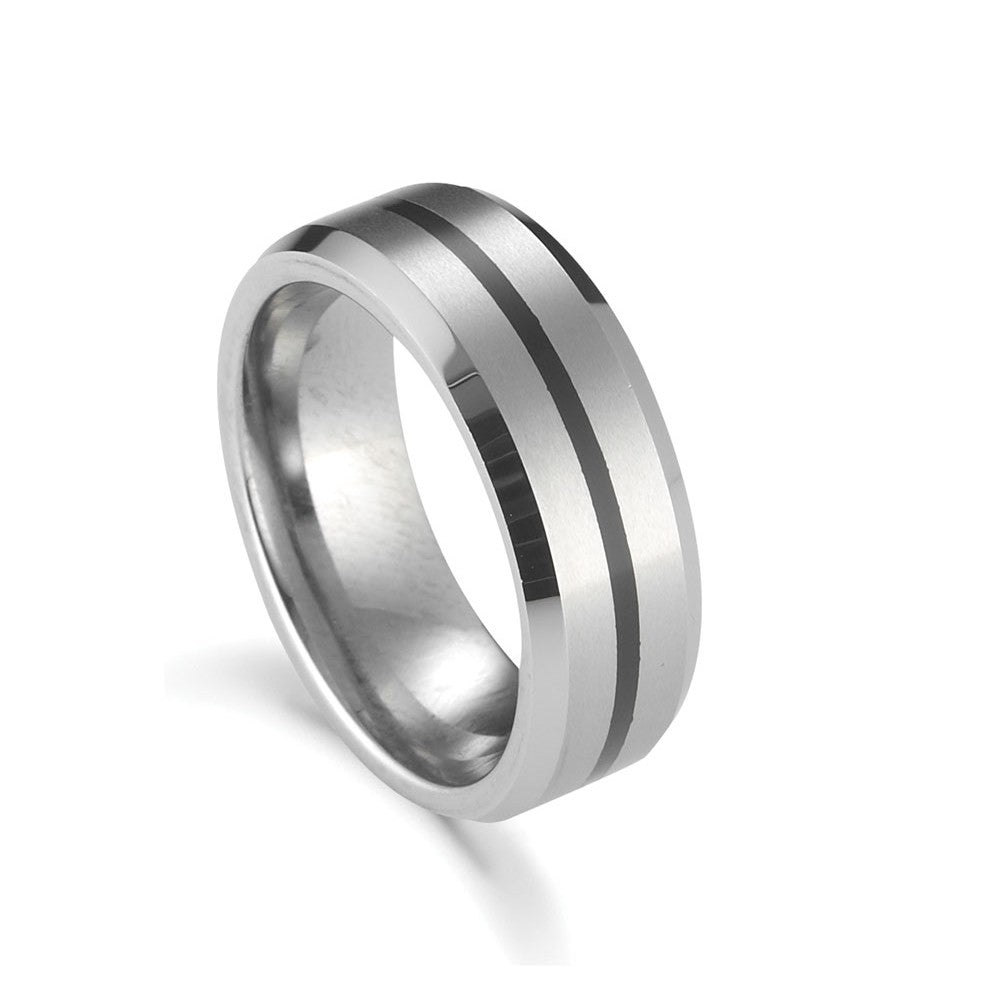 Nero Tungsten Steel Ring