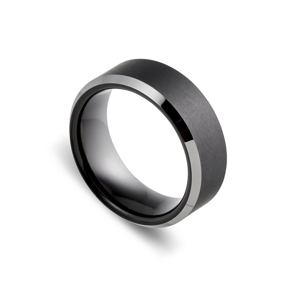 Nero Tungsten Steel Ring