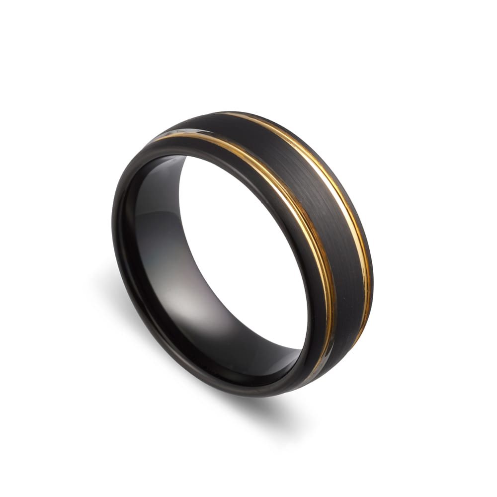 Nero Tungsten Steel Ring