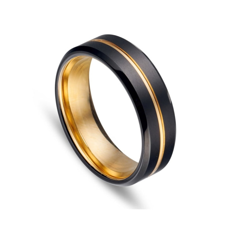 Nero Tungsten Steel Ring