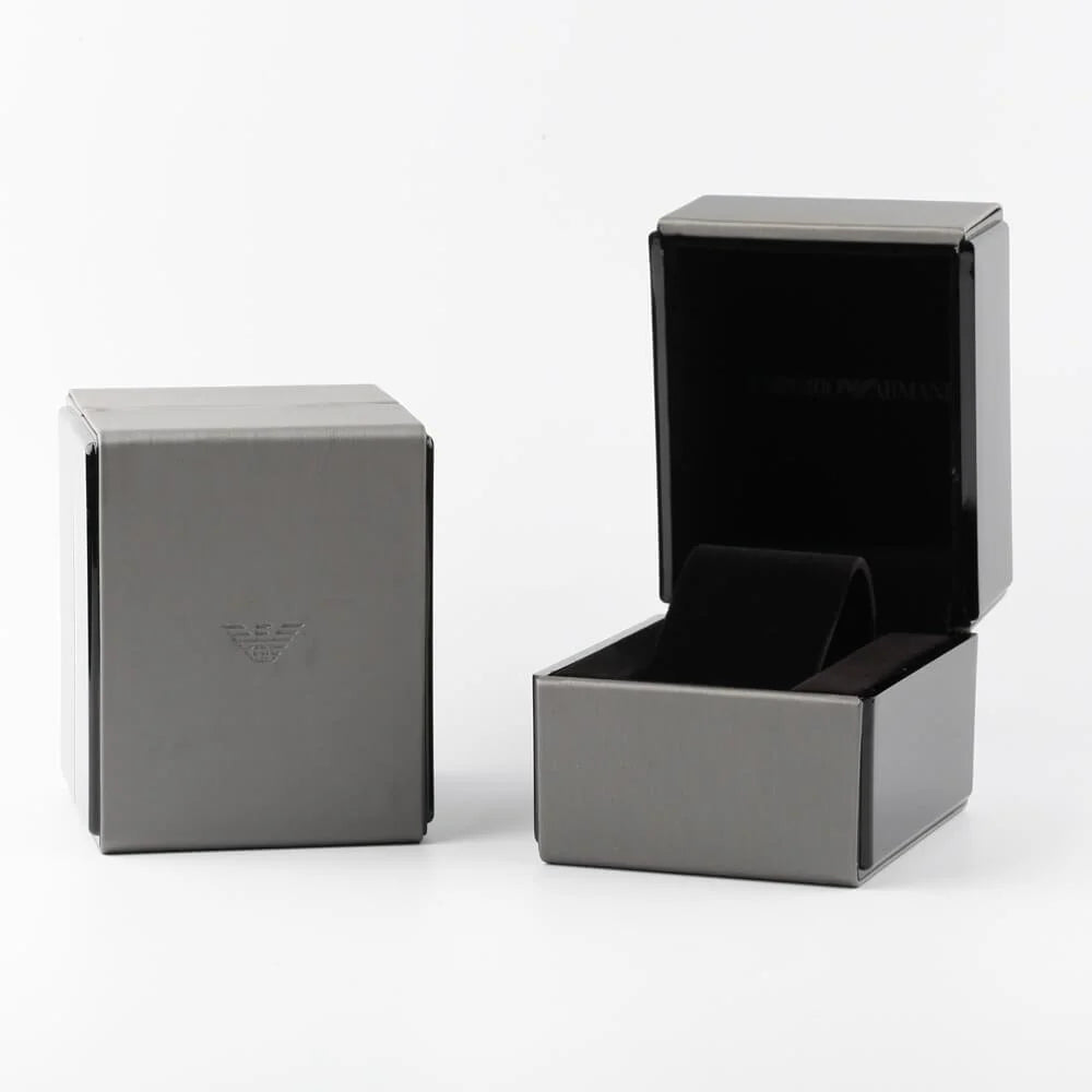 Emporio Two-Hand Mother of Pearl Dial Stainless Steel Watch AR11664 GINO