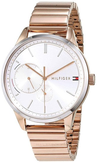 TOMMY HILFIGER BROOKE, SILVER DIAL STAINLESS STEEL BRACELET LADIES' WATCH – 1782021