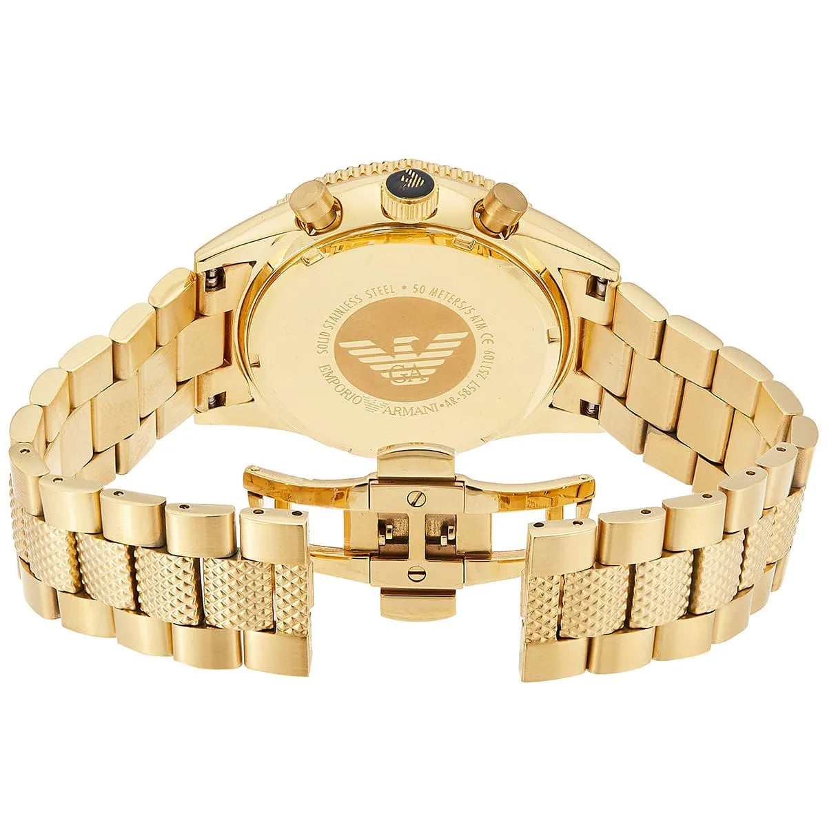 Emporio Armani Sportivo, Gold Chronograph Men’s Watch – AR5857