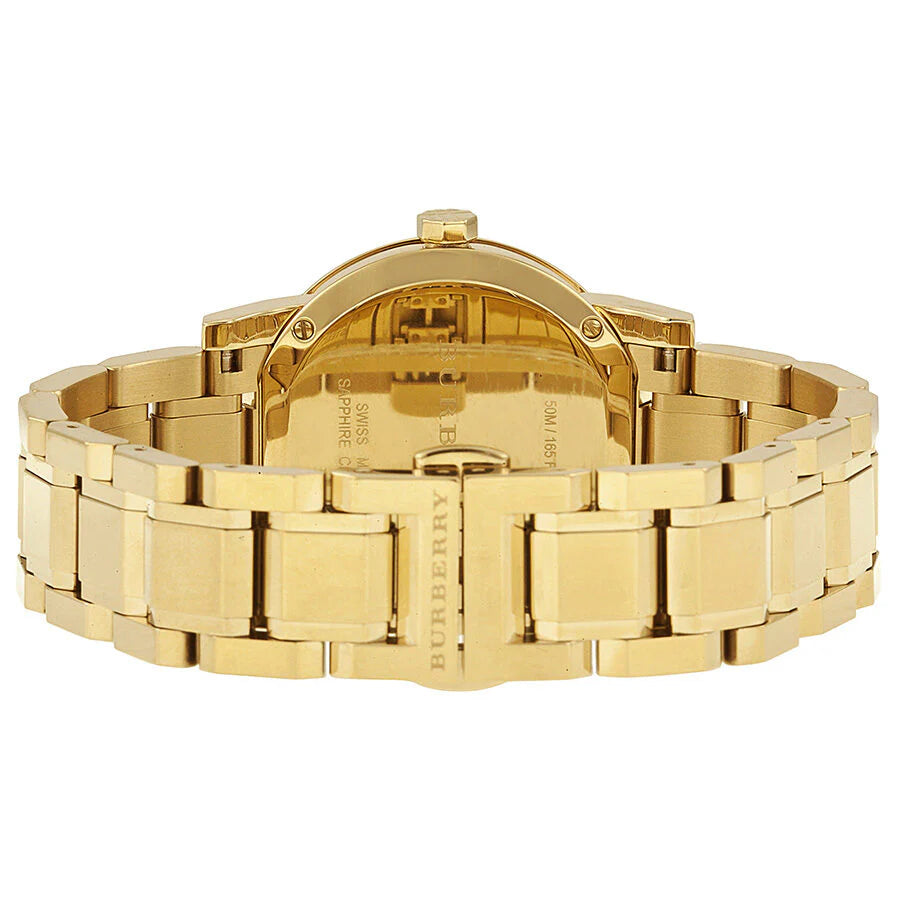 Burberry The City, Gold Dress Ladies Watch – BU9103
