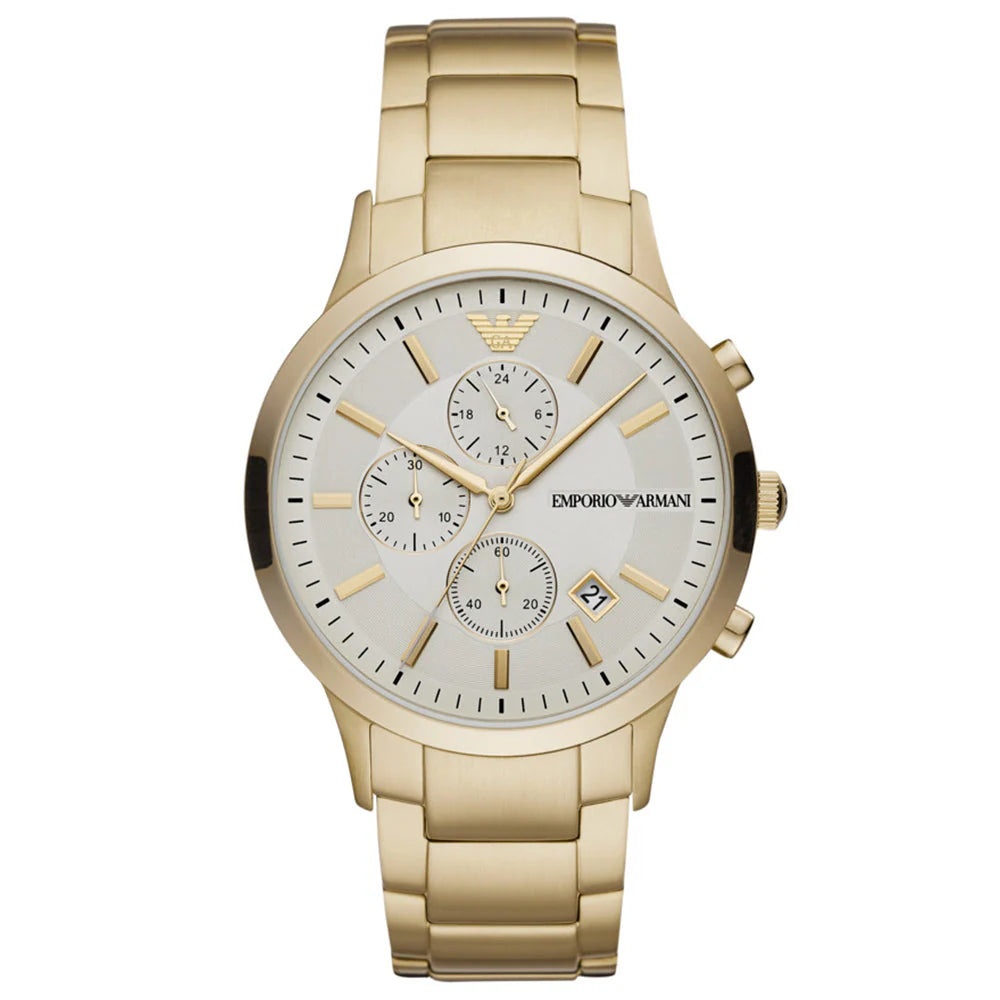 Emporio Armani Renato, Gold Chronograph Men’s Watch – AR11332