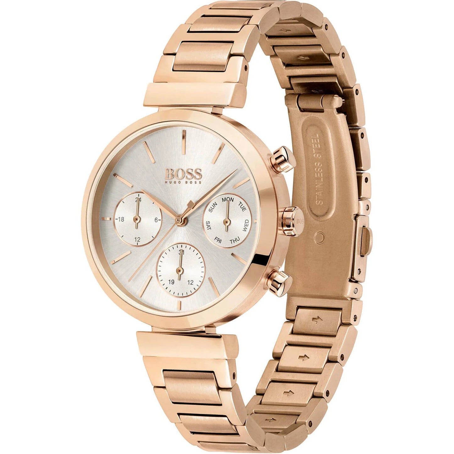 Hugo Boss Flawless, Rose Gold Chronograph Ladies Watch – 1502531
