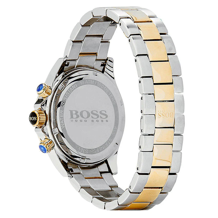 HUGO BOSS IKON, 2 TONE SILVER/GOLD CHRONOGRAPH MENS WATCH - 1512960