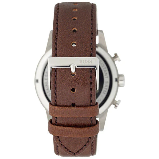 Hugo Boss Navigator, White Chronograph Men’s Watch – 1513495