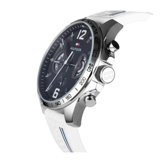 Tommy Hilfiger Decker, White Chronograph Men’s Watch – 1791475