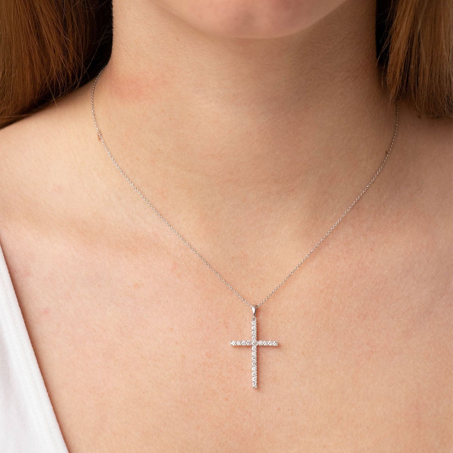 Diamond Cross Pendant