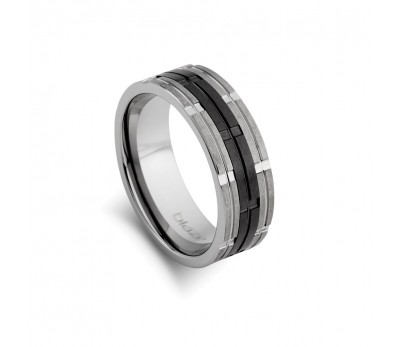 Nero Tungsten Steel Ring