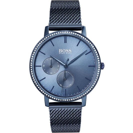 Hugo Boss Infinity, Blue Dial Mesh Ladies Watch – 1502518