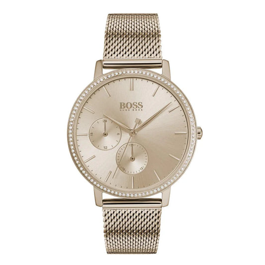 Hugo Boss Infinity, Rose Gold Mesh Ladies Watch – 1502519