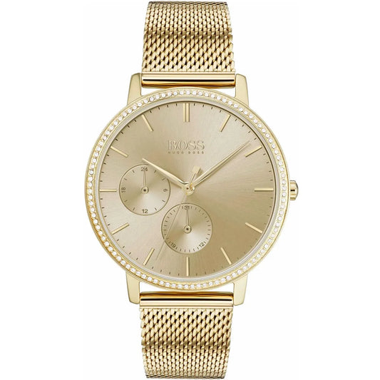 HUGO BOSS INFINITY, GOLD CHRONOGRAPH LADIES WATCH - 1502520