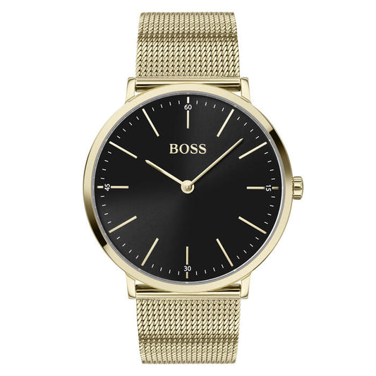 HUGO BOSS HORIZON GOLD MESH MEN'S WATCH - 1513735