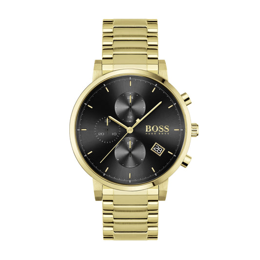 HUGO BOSS INTEGRITY, GOLD CHRONOGRAPH MENS WATCH - 1513781
