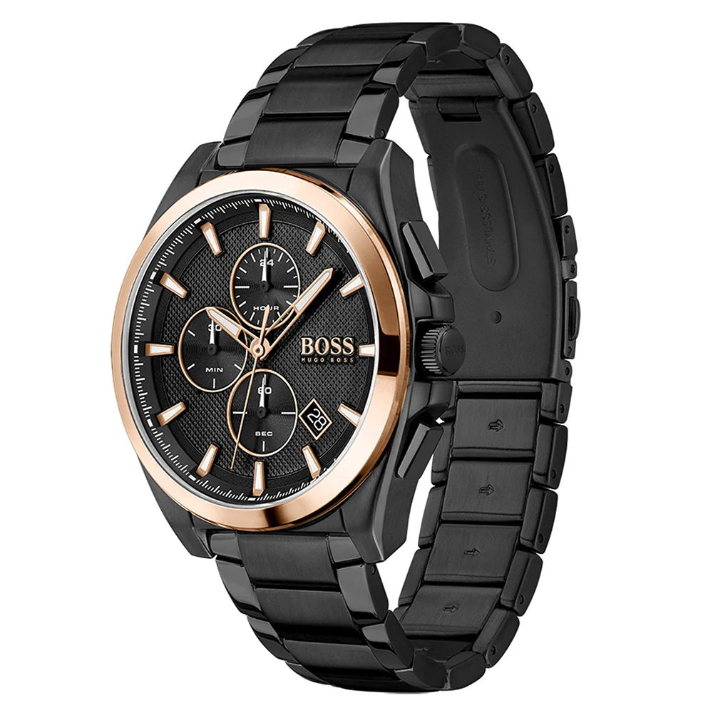 Hugo Boss Grandmaster, Black Chronograph Men’s Watch – 1513885