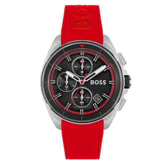 Hugo Boss Volane, Red Chronograph Men’s Watch – 1513959