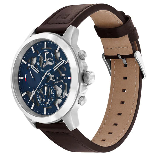 Tommy Hilfiger Henry, Blue Multifunction Men’s Watch – 1710476