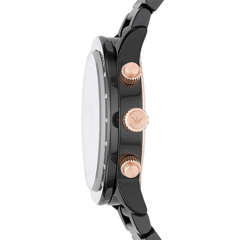 EMPORIO ARMANI MENS MARIO CHRONOGRAPH WATCH