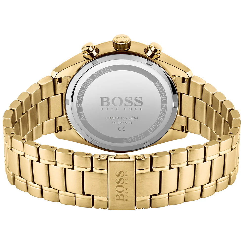 Hugo Boss Champion, Gold-Tone Chronograph Men's Watch – 1513848