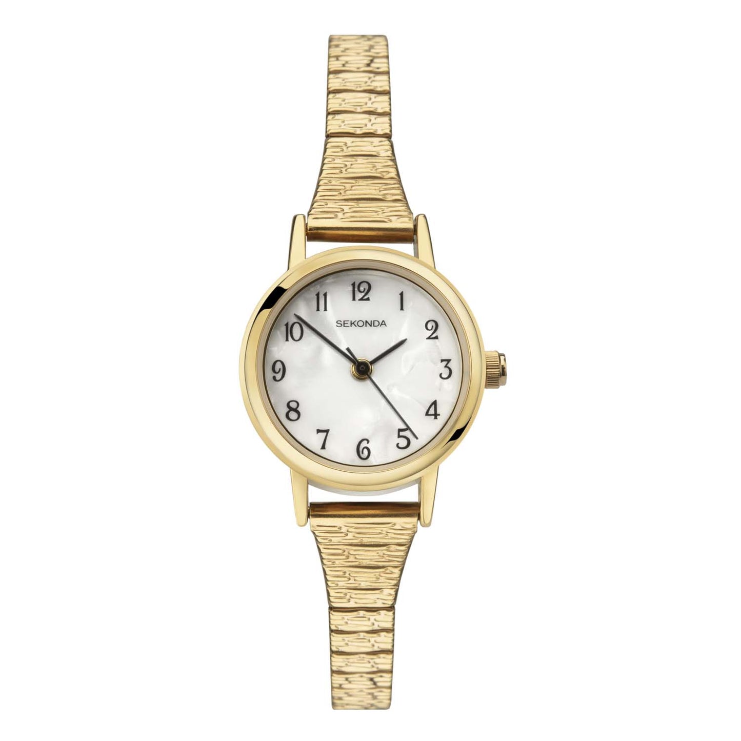 SEKONDA GOLD COLOUR EXPANDER WHT DIAL SK4677