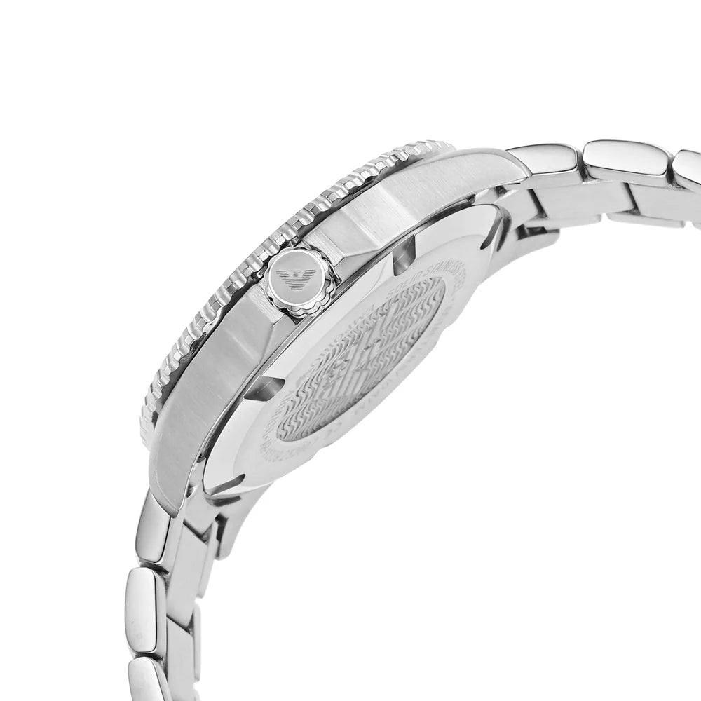 Emporio 's Green Dial Stainless Steel Watch AR11338