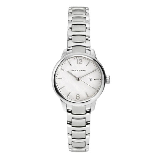 Burberry The Classic, Silver Dial Stainless Steel Women's Watch – BU10108