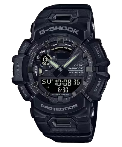GSHOCK BLUETOOTH STEP BLK CASE RESIN BAND GBA900-1A