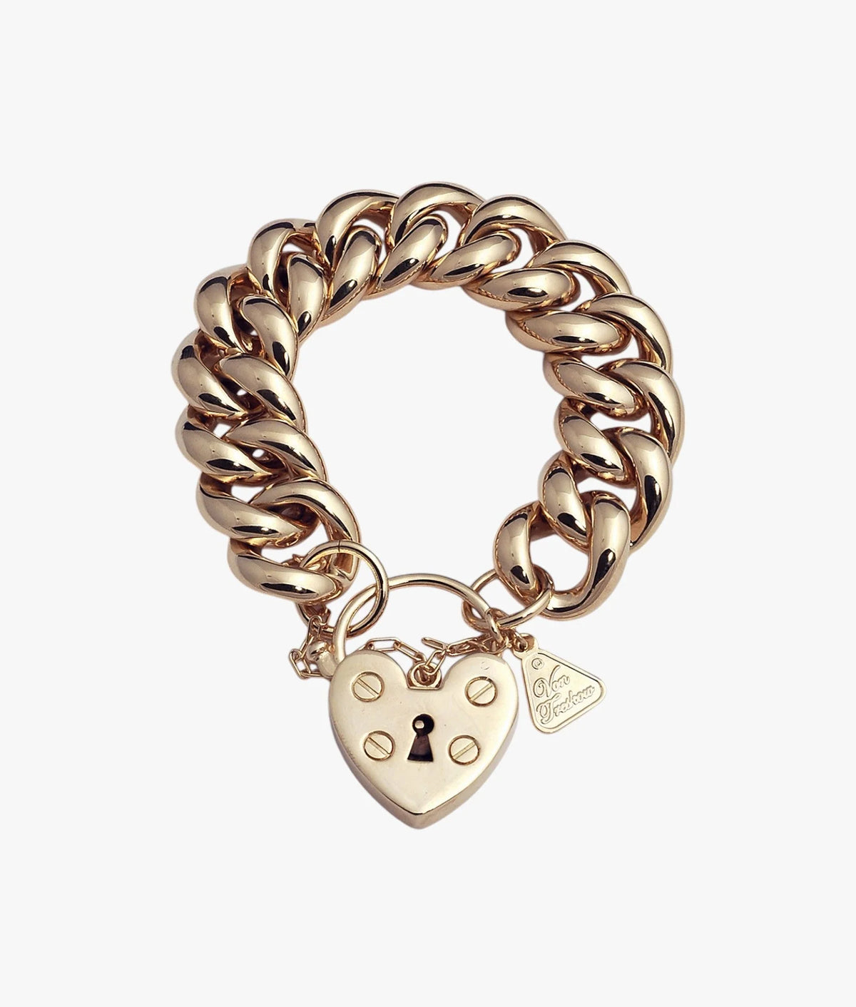 Von Treskow, Big Mama Heart Padlock Bracelet - GG200