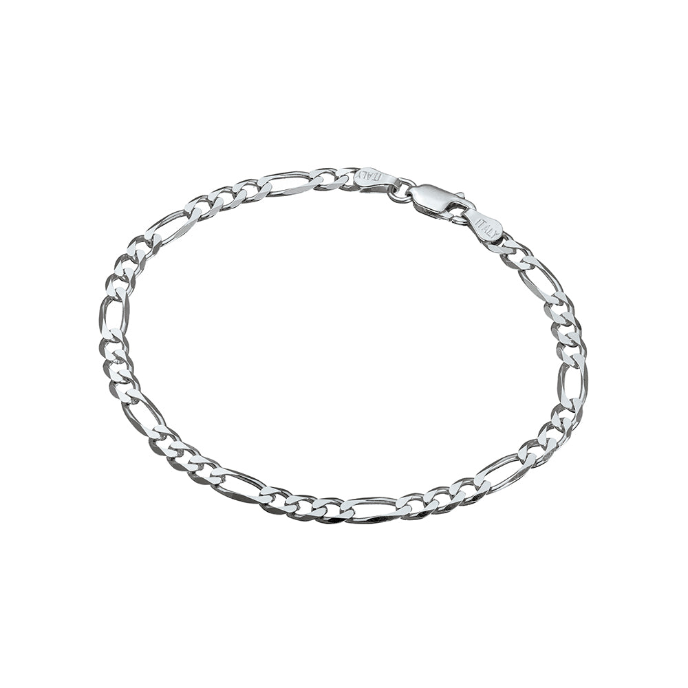 925 STERLING ISLVER LONG LINK AND CHAIN BRACELET GOLD OR SILVER BR328