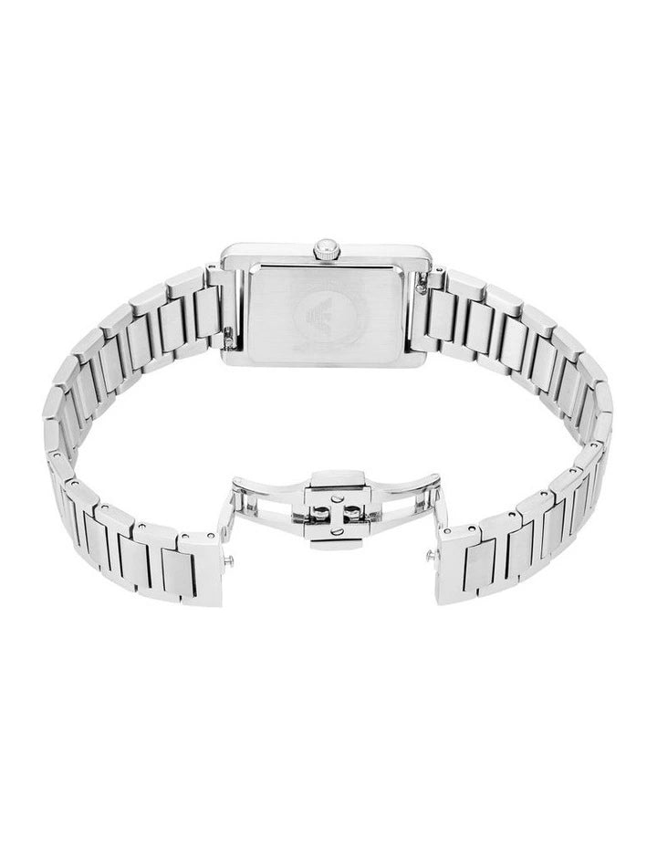 Emporio Two-Hand Mother of Pearl Dial Stainless Steel Watch AR11664 GINO