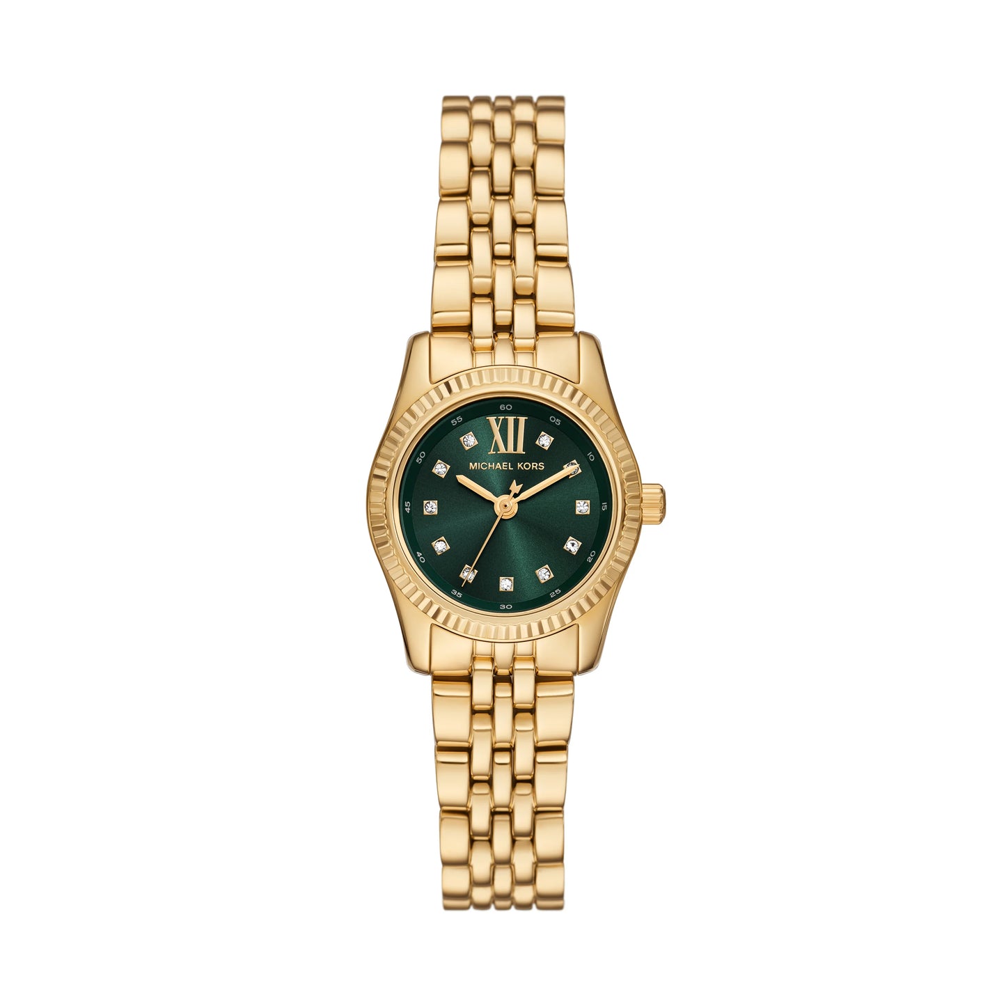MICHAEL KORS LEXINGTON CHRONOGRAPH WATCH MK8446 - GOLD/GREEN