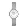 MICHAEL KORS 'MINI PYPER' CRYSTAL MESH STRAP WATCH MK4618