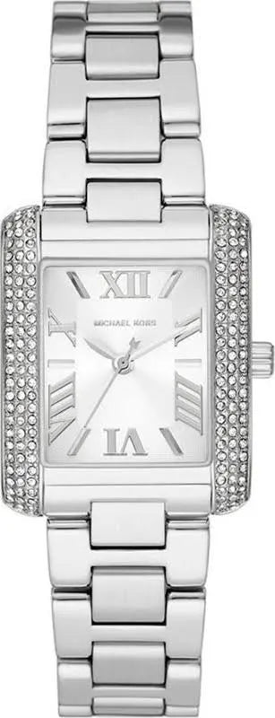 MICHAEL KORS EMERY SILVER-TONE STAINLESS STEEL WATCH – MK4642