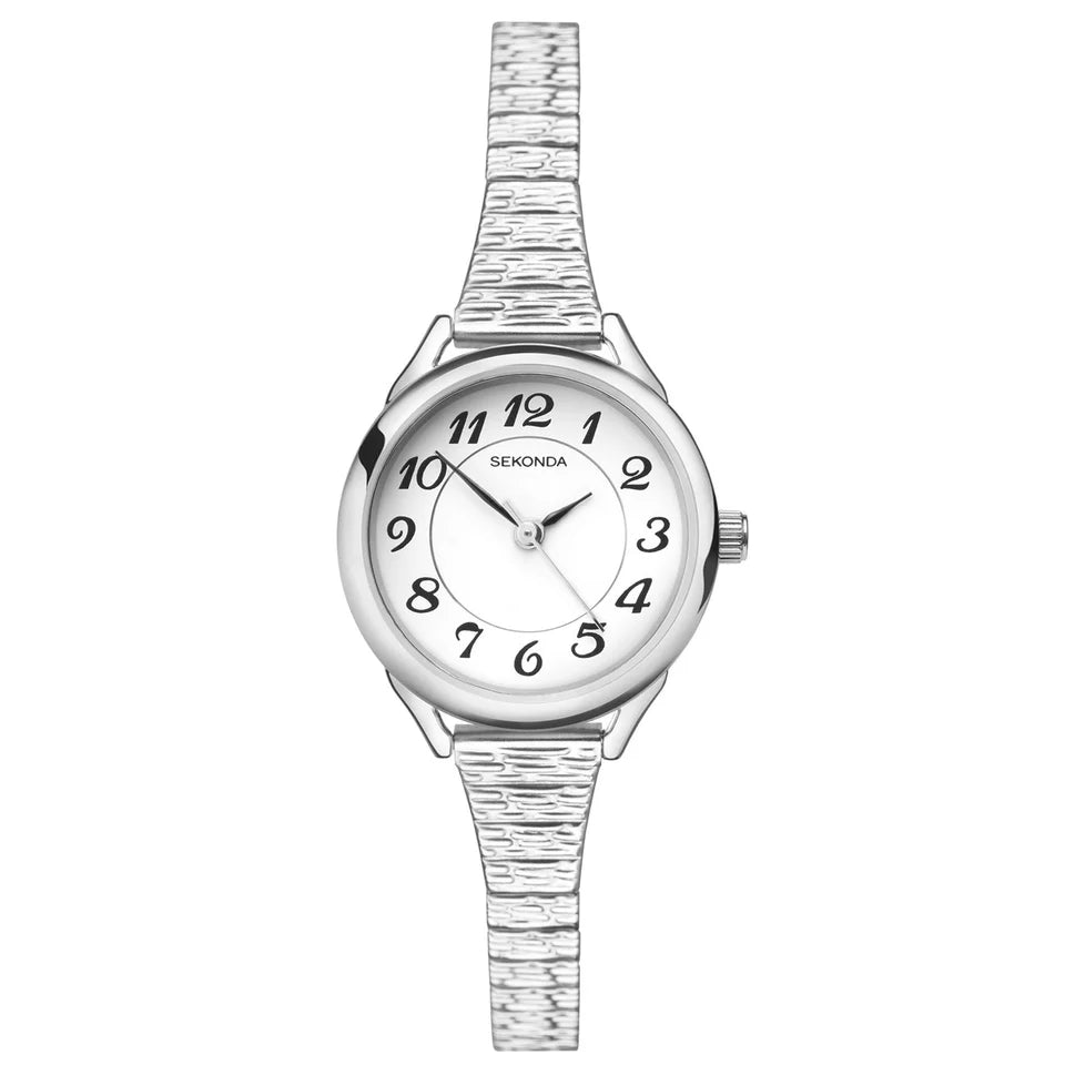 SEKONDA STEEL CASE WHT DIAL EXPANDER SK2638