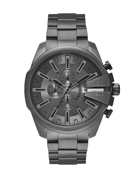DIESEL MEN'S MEGA CHIEF CHRONOGRAPH GUNMETAL STAINLESS STEEL WATCH DZ4421
