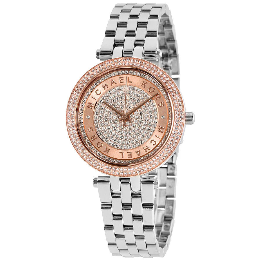 Michael Kors Darci Rose Gold Dial Steel Bracelet MK3446