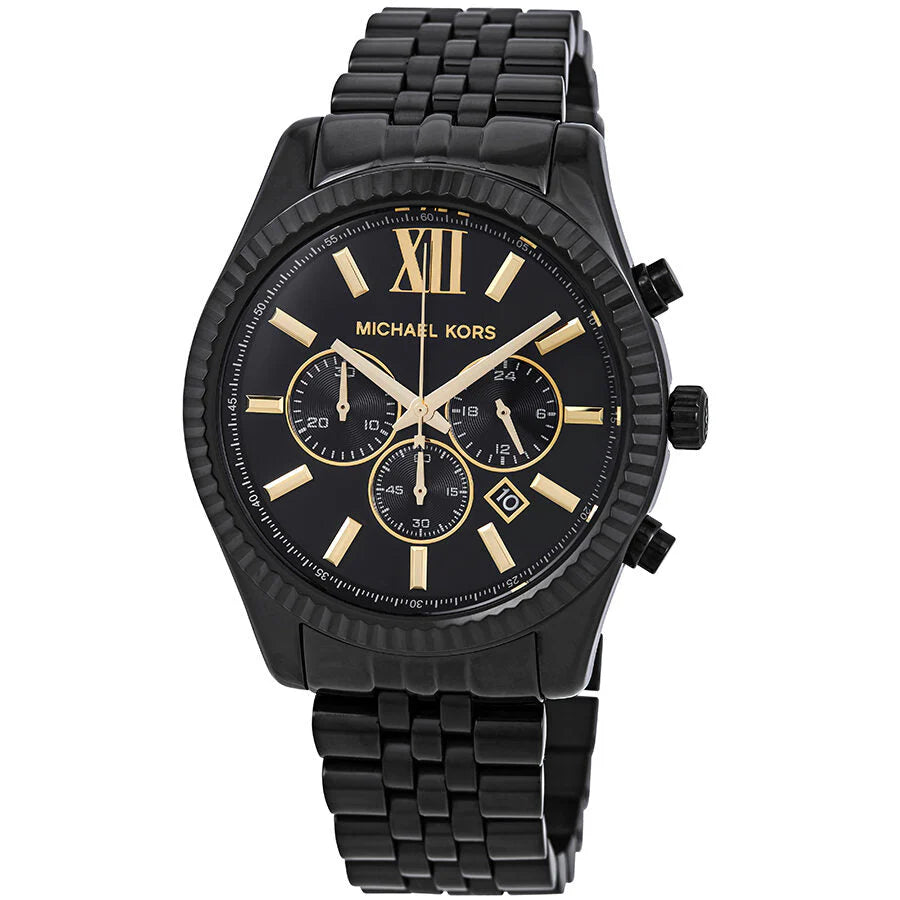 Michael Kors ‘Lexington’, Gold Chronograph, Men’s Quartz Watch – MK8603