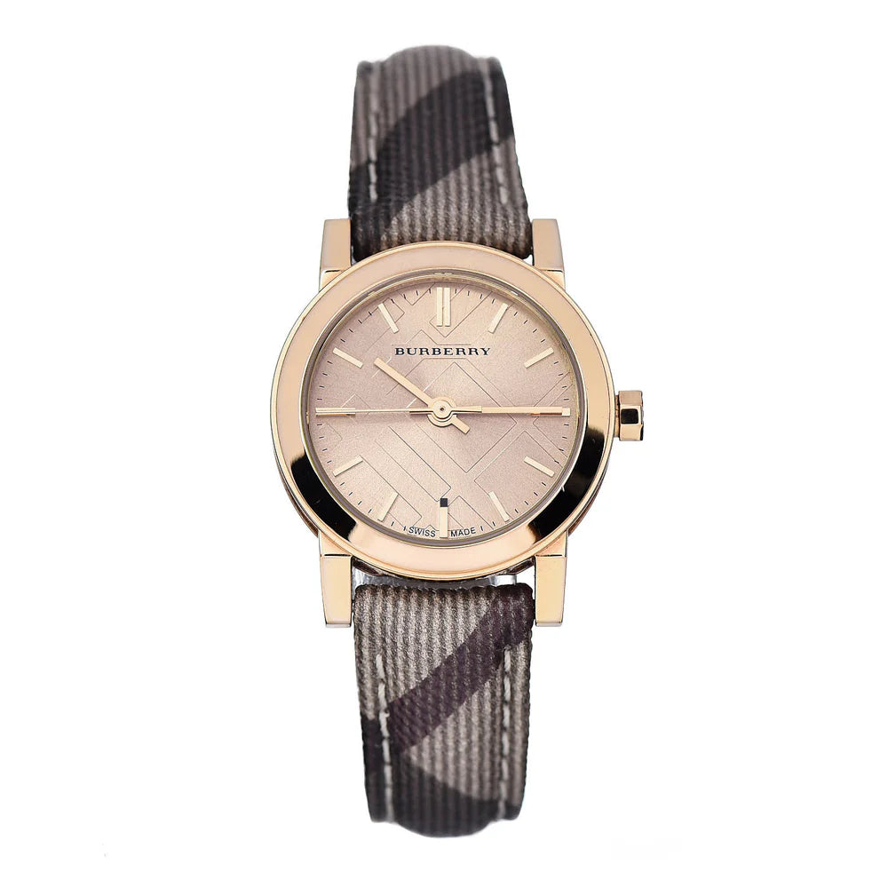 BURBERRY THE CITY, ROSE GOLD LADIES WATCH – BU9236