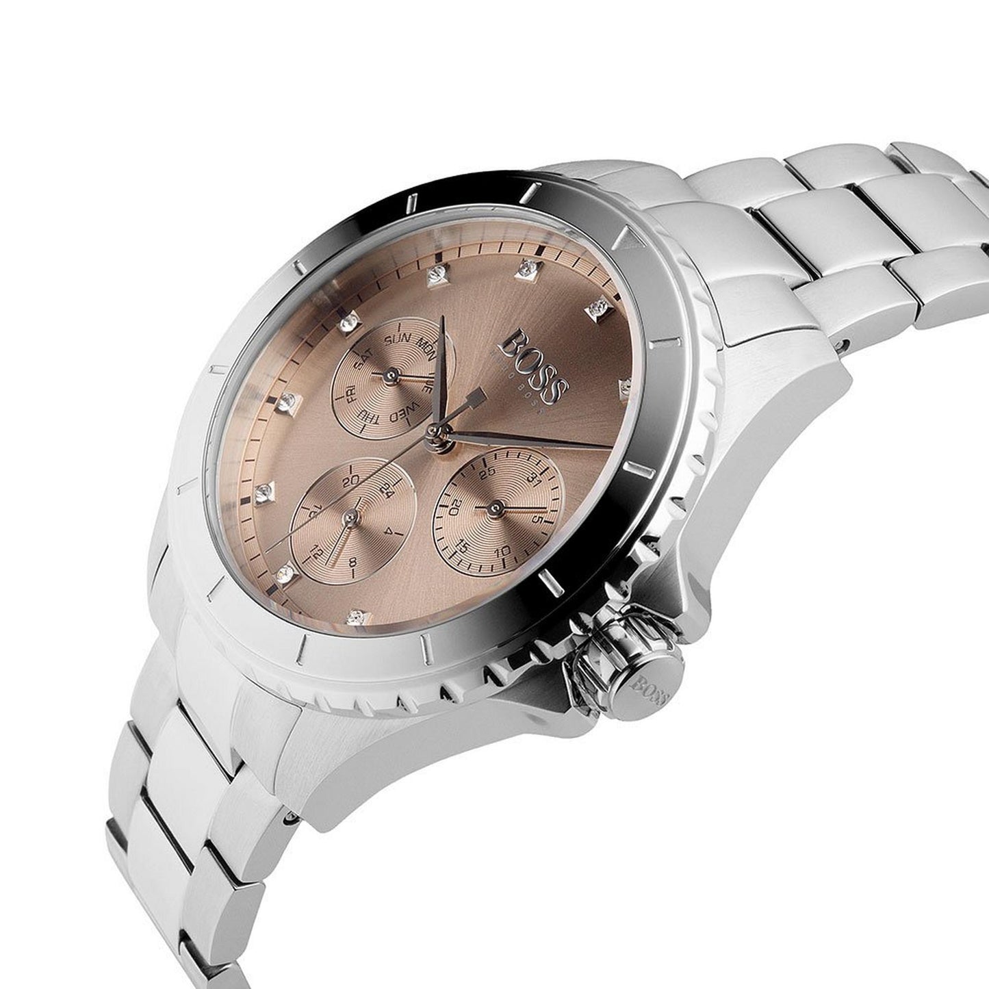 Hugo Boss Premiere, Rose Gold Dial Ladies Watch – 1502444