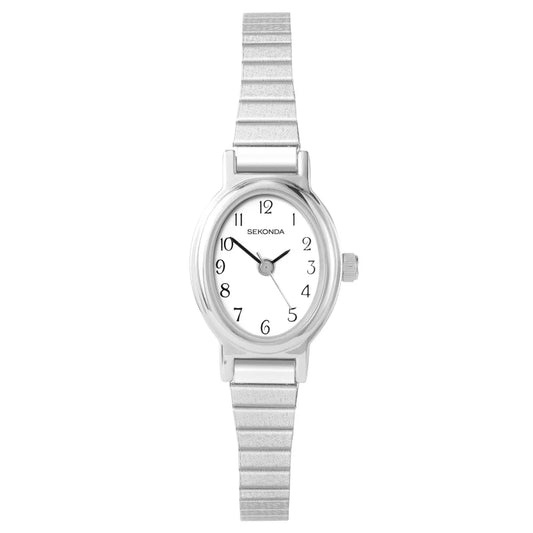 SEKONDA SILV CASE WHITE DIAL SILV STRAP SK2500
