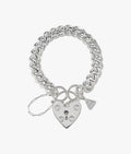 Von Treskow, Small Mama Heart Padlock Bracelet -  VTB338A