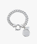 SILVER SMALL MAMA BOLT BRACELET WITH SHILLING VTB339